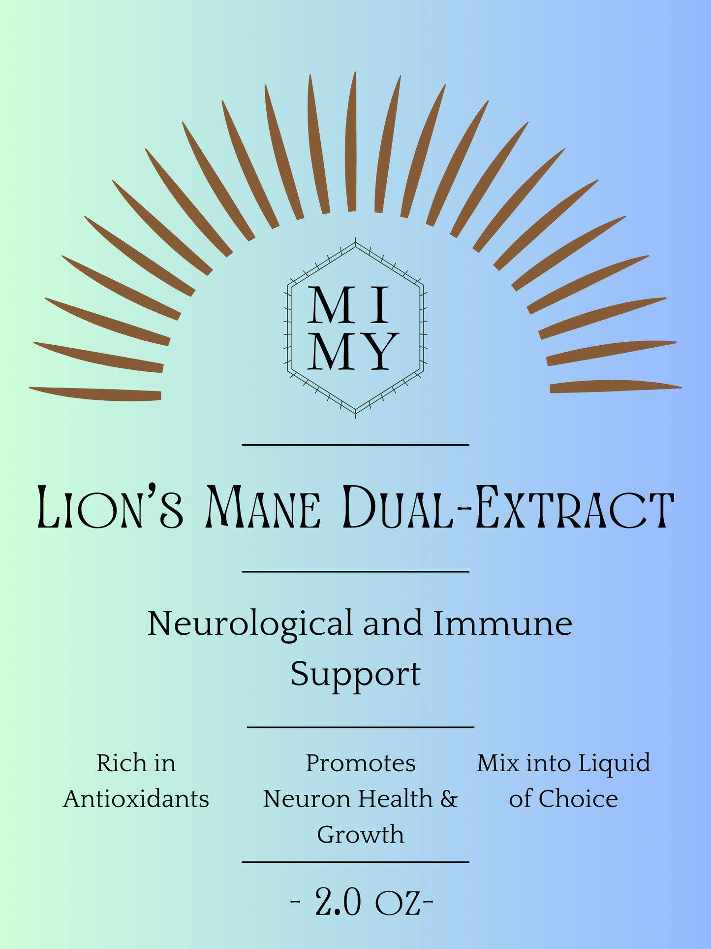 Lion's Mane Dual Extracted Tincture